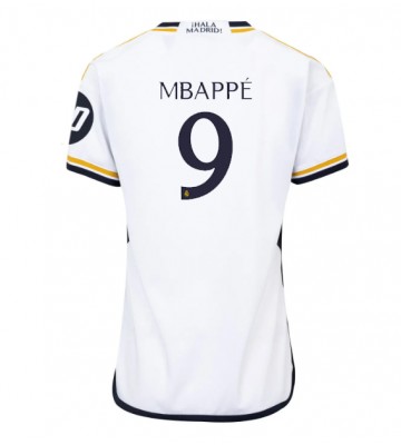 Real Madrid Kylian Mbappe #9 Hemmatröja Kvinnor 2023-24 Kortärmad